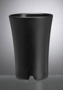SHOT BLACK POLYCARBONATE GLASS UNBREAKABLE CLEAR 3cl GLASSFOREVER - Image 2