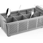 8 COMPARTMENT CUTLERY RACK GREY Gastroplast NSF®