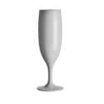 CHAMPAGNE WHITE POLYCARBONATE GLASS UNBREAKABLE CLEAR 17cl GLASSFOREVER