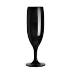CHAMPAGNE BLACK  GLASS UNBREAKABLE 17cl GLASSFOREVER