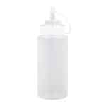 SQUEEZE BOTTLE DISPENSER WITH COVERED TIP 500ML PE BPA FREE Gastroplast NSF®