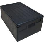 THERMOBOX 200 FRONT LOADING 60Χ40Χ31CM BLACK HPP Gastroplast NSF®