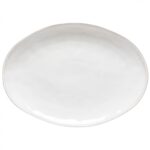 FONTANA PLATTER OVAL Large OFF  WHITE 56cm Casafina by Costa Nova Portugal