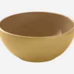 SANDSTONE DARK YELLOW ΜΠΩΛ ΣΤΡΟΓΓΥΛΟ 20εκ ΠΟΡΣΕΛΑΝΗ Bauscher GERMANY