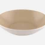 SANDSTONE BEIGE ΜΠΩΛ ΣΤΡΟΓΓΥΛΟ 18εκ ΠΟΡΣΕΛΑΝΗ Bauscher GERMANY
