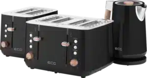 Φρυγανιέρα 4 θέσεων Ανοξείδωτη Μαύρη ST4768 ECG - Image 7