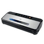 AIRTIGHT VACUUM SEALER with air suction and bag roll storage 110W