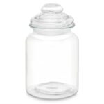 ROUND GLASS JAR WITH LID 900ml VIVALTO®