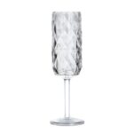 EXCLUSIVE PRISMA CHAMPAGNE GLASS POLYCARBONATE 150ml CLEAR Rubikap