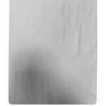 D298 WHITE RECTANGULAR SLATE/GRANITE REVERSABLE PLATTER 32X26X0.7CM