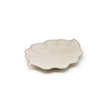 KYPSELI ΔΙΣΚΟΣ ΜΕ ΦΥΛΛΟ ΜΠΕΖ 34.5*26.5cm  STONEWARE Le Coq Italy