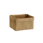 ΨΩΜΙΕΡΑ ΥΦΑΣΜΑΤΙΝΗ 14X10X15CM ΒΑΜΒΑΚΕΡΗ BROWN/ROPE ΧΡΩΜΑ PASCOLINI DAFNE