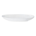 LIVIA OVAL PLATTER 33 x 11 H4.7cm WHITE STONEWARE COSTA NOVA