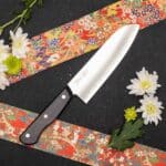 EN-02 ENTREE SANTOKU ΜΑΧΑΙΡΙ 167ΜΜ Suncraft Made in Japan - Image 2