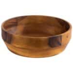 "ACACIA" BOWL 3LT WOOD 27CM APS GERMANY