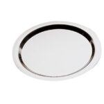 "FINESSE" SERVING TRAY ROUND hotel Ø48CM. S/S 18/0 APS GERMANY