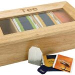 TEA-BOX BEIGE WITH CLEAR WINDOW 30,5X20CM APS GERMANY