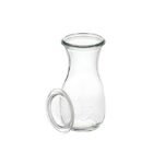 WECK BOTTLE GLASS WITH LID 0,25LT APS GERMANY