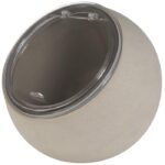 "MOON" SERVING SET GREY BOWL  Ø19CM MELAMINE + SILICONE LIDS 0,8LT APS GERMANY