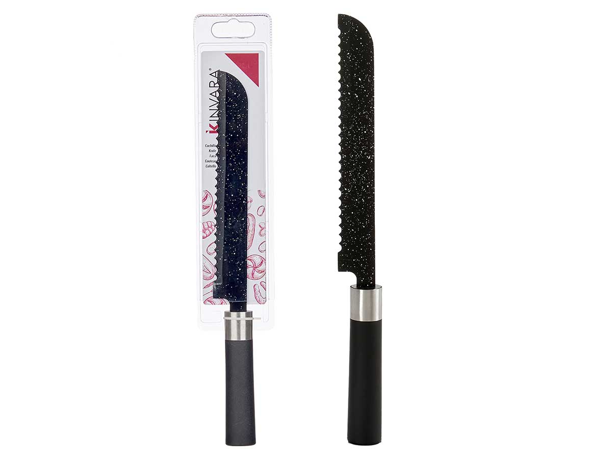 50668 SAWS KNIFE WITH MARBLE DESIGN AND S/S BLADE 33CM KINVARA ® - Image 1