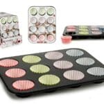 PASTRY CUPCAKE MOULD 12PCS WITH NON STICK ALUMINIUM SURFACE KINVARA ®