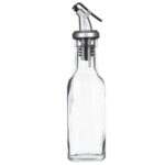 GLASS OIL BOTTLE WITH DISPENSER STOPPER 180ml VIVALTO®