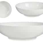 WHITE ROUND SALAD BOWL PORCELAIN 2,6L Φ32cm ARTE REGAL