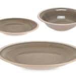 ΣΕΤ ΠΙΑΤΑ ΔΕΙΠΝΟΥ 18ΤΜΧ ΓΚΡΙ STONEWARE VESSIA®
