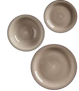 ΣΕΤ ΠΙΑΤΑ ΔΕΙΠΝΟΥ 18ΤΜΧ ΓΚΡΙ STONEWARE VESSIA® - Image 5