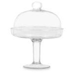 Cake plate with lid and foot glass 24cm VIVALTO®