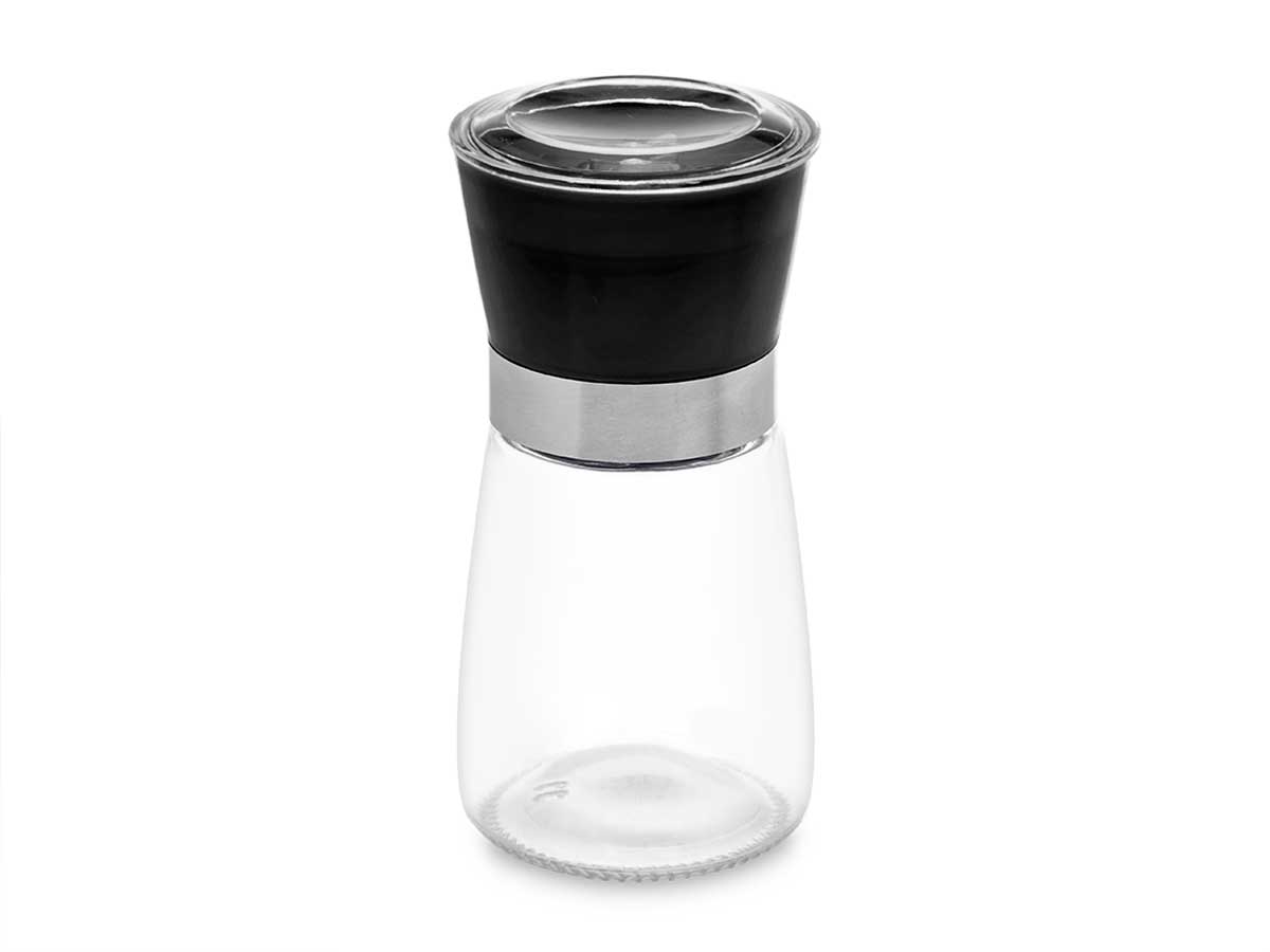 926951 Round glass salt/pepper with mill 170ML VIVALTO - Image 1