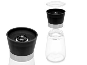 Round glass salt/pepper with mill 170ML VIVALTO - Image 2