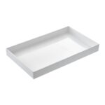 T8457 VENEZIA MELAMINE TRAY GN 1/1 WHITE 53X32,5X6 LEONE
