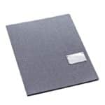 T7050.T MIAMI GREY MENU COVER A4 LEONE