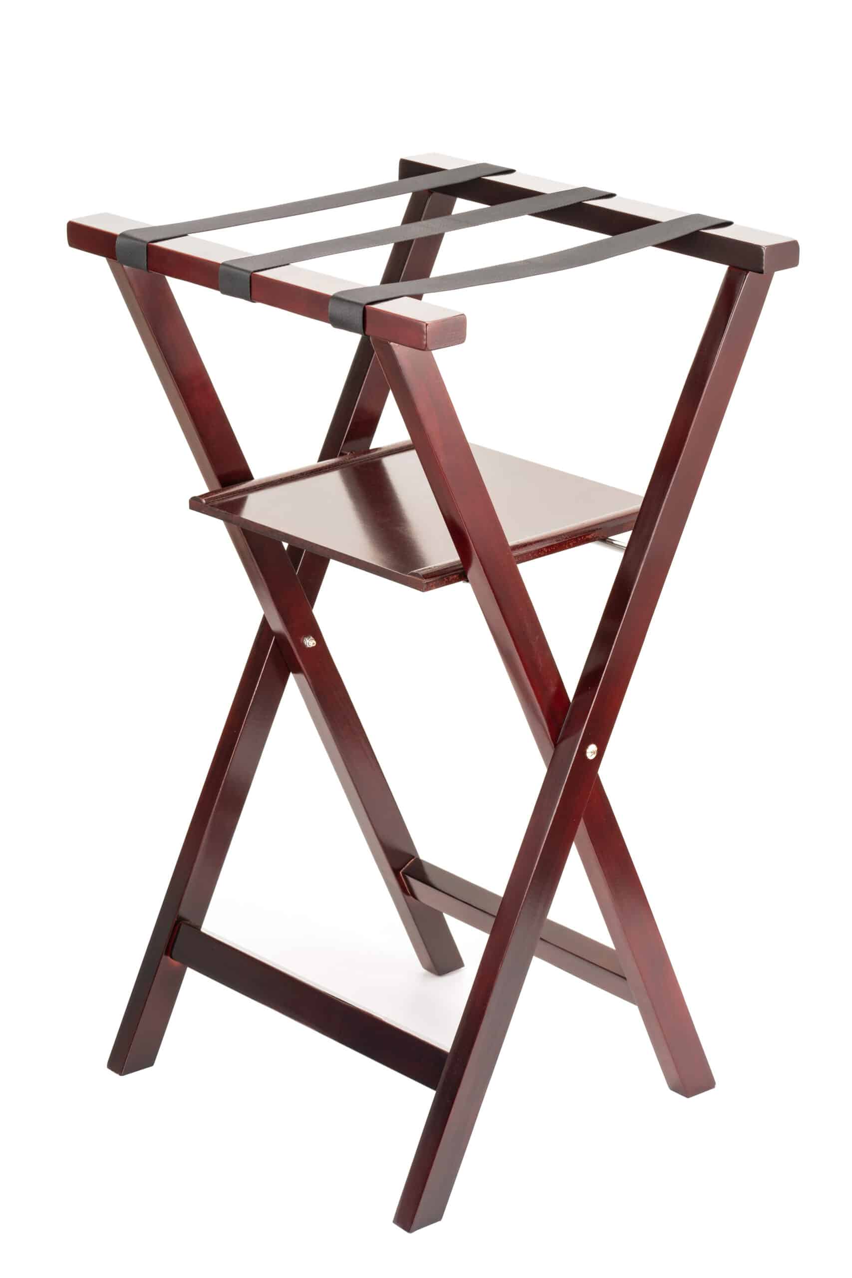 803-207 FOLDABLE TRAY STAND WITH BLACK STRAPS AND HELPING BASE 46Χ42,5Χ81cm - Image 1
