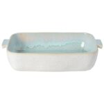 EIVISSA SEA BLUE RECTANGULAR BAKER 40CM. stoneware CASAFINA BY COSTA NOVA