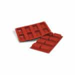 SF090 - ITEM NR.8 BIG RECTANGULAR SAVARIN MM 70 X 45 H 26 Terracotta Silikomart Italy