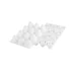 EGG 30 - SILICONE MOULD N.12 EGG30 ø34 H 47 MM White Silikomart Italy