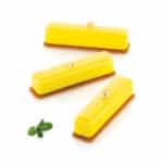 STRIPE ECLAIR 95 - SILICONE MOULD N.8 130X28 H 28MM + CUTTER White Silikomart Italy - Image 5