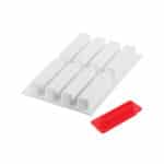 STRIPE ECLAIR 95 - SILICONE MOULD N.8 130X28 H 28MM + CUTTER White Silikomart Italy - Image 3
