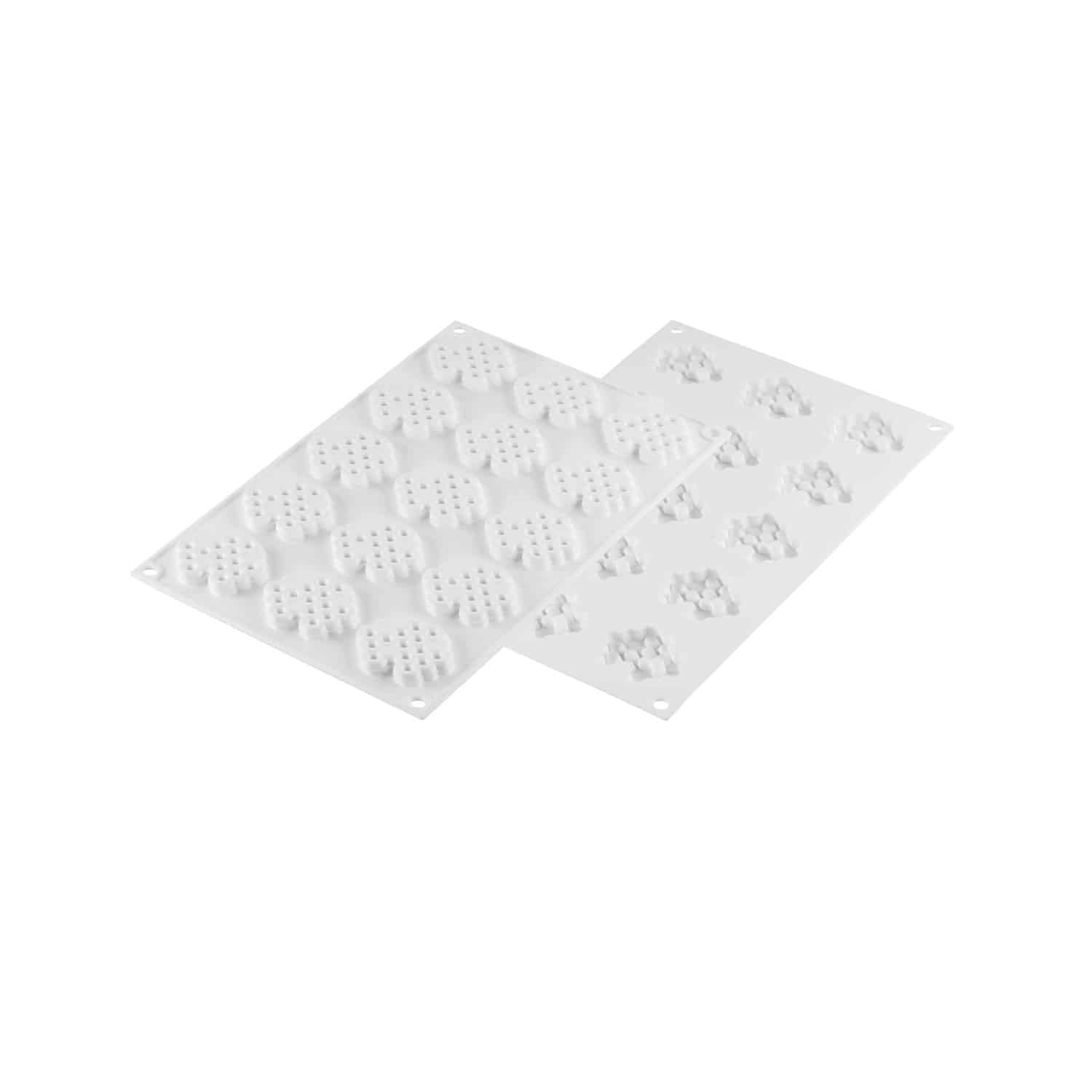 36.347.87.0065_MIEL_8_EXTRA_1 MIEL 8 - SILICONE MOULD N.15 ø45 H 8 MM White Silikomart Italy - Image 1