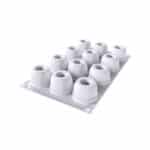 SECRET40 - SILICONE MOULD N.12 Ø45 H 36 MM White Silikomart Italy - Image 3