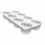 SECRET 110 - SILICONE MOULD N.8 Ø62 H 49 MM White Silikomart Italy