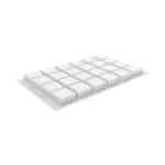 QUADRATO XS 20 - SILICONE MOULD N.24 37X37 H 16 MM White Silikomart Italy - Image 2