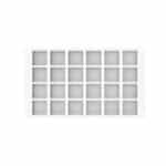 QUADRATO XS 20 - SILICONE MOULD N.24 37X37 H 16 MM White Silikomart Italy - Image 3