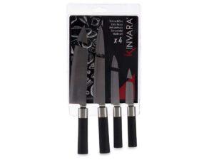 JAPANESE STYLE STAINLESS STEEL KNIVES SET 4PCS KINVARA ® - Image 3