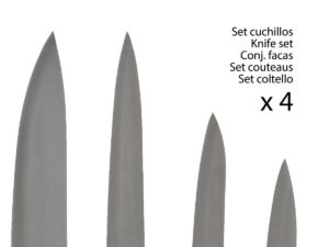 JAPANESE STYLE STAINLESS STEEL KNIVES SET 4PCS KINVARA ® - Image 4