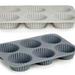 2 ass 6 muffins silicone mold 150ΜL KINVARA ®