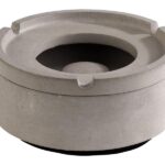 "ELEMENT" ashtray  ∅10,5CM CEMENT GREY APS GERMANY