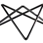 "PRISMA" BUFFET STAND METAL BLACK 26X26Χ10,5EK. APS GERMANY